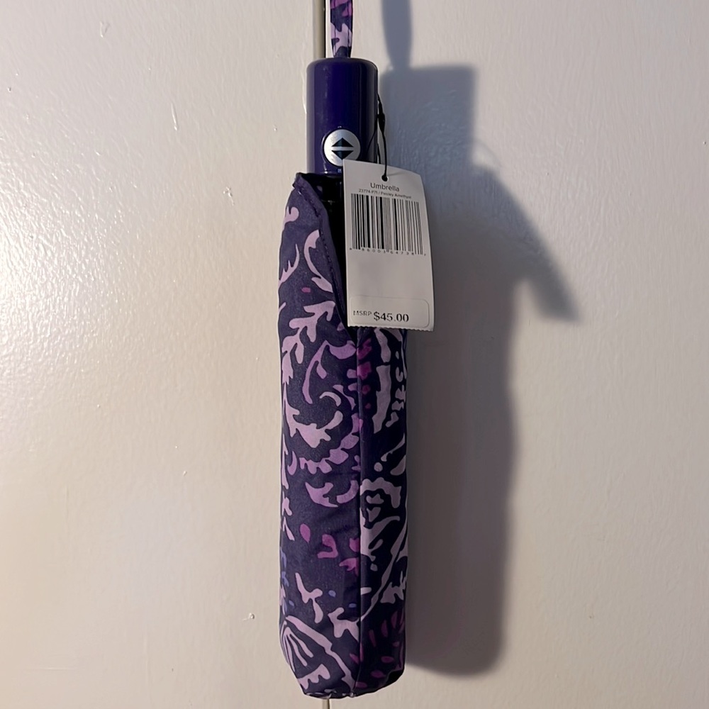 NWT Paisley Amethyst Vera Bradley Umbrella